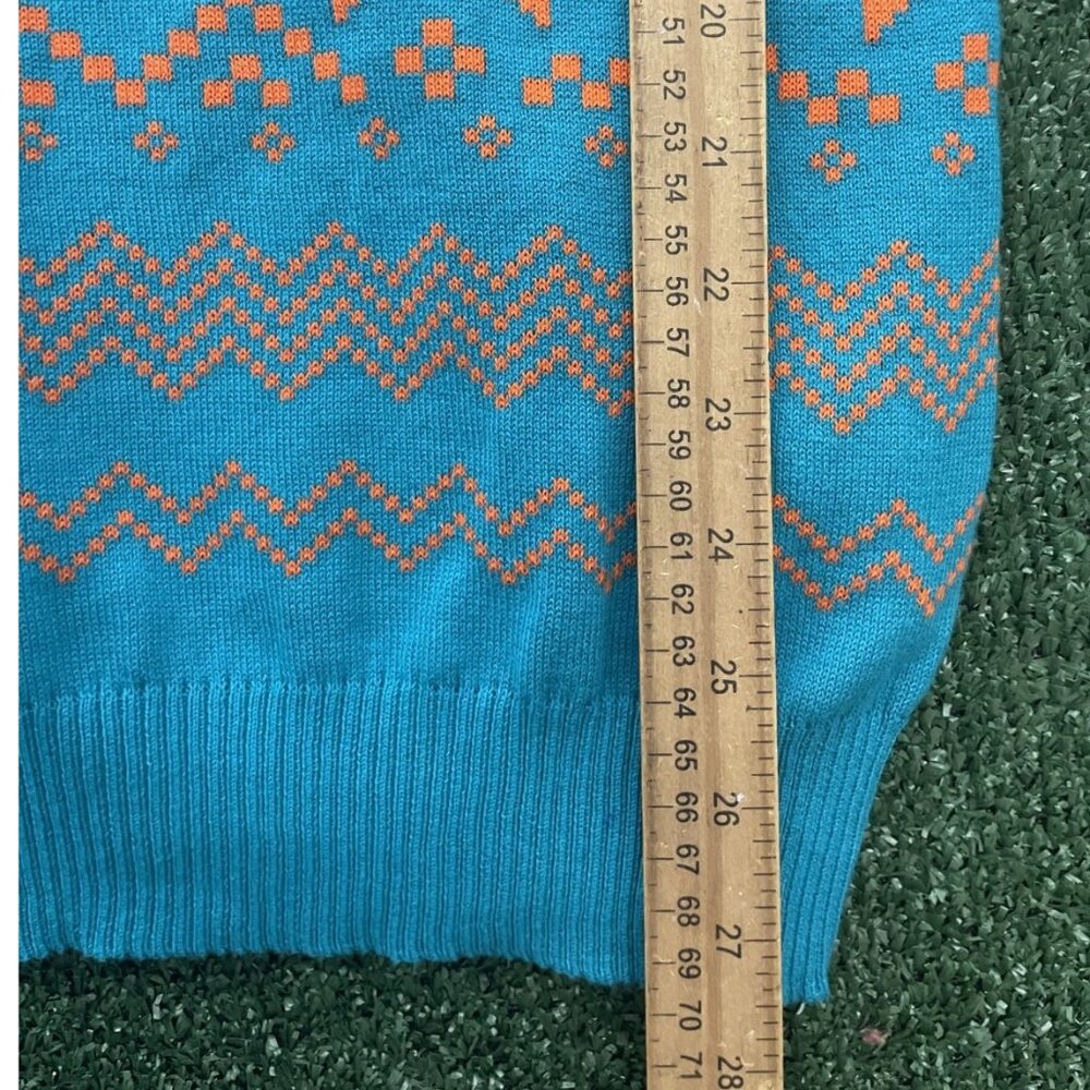 NFL Apparel FOCO Winter Ugly Sweater XMAS Knit Pullover Miami Dolphins Medium - Picture 6 of 11